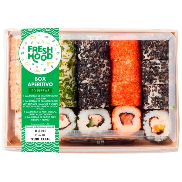FOODIZ Box aperitivo 20 uds. 322 g. - 0.32 kg - Imagen del producto en Findit