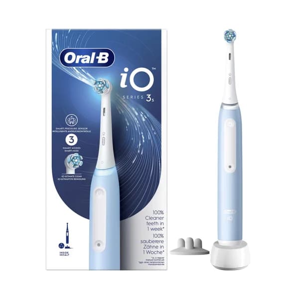 Cepillo de dientes eléctrico ORAL-B iO 3, sensor de presión, 3 modos de limpieza. - 1 ud - Imagen del producto en Findit