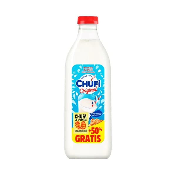 CHUFI Horchata de chufa 100% de Valencia 1 l + 50% gratis, - 1 l - Imagen del producto en Findit