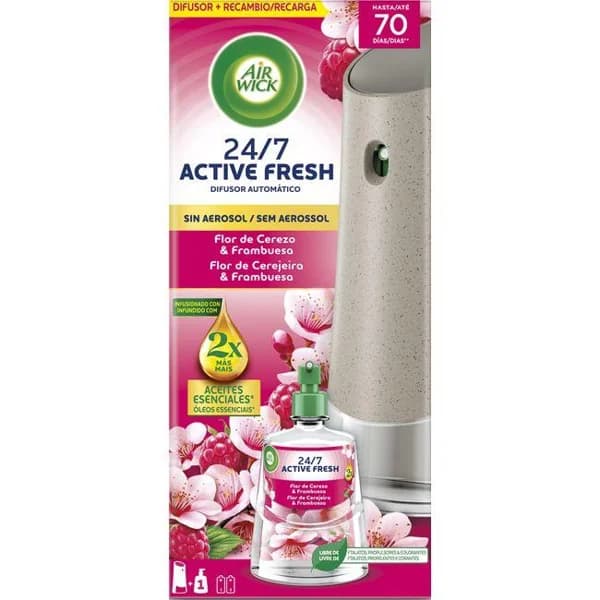 Ambientador automático de cerezo AIRWICK A. FRESH, recambio 1 ud - 1 ud - Imagen del producto en Findit