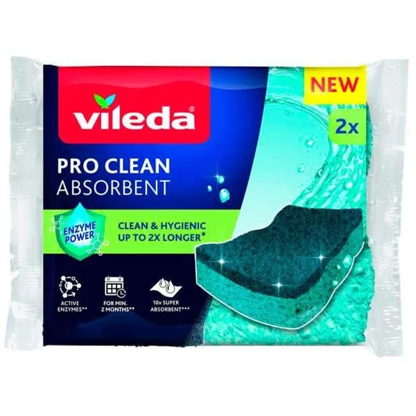 Estropajo Pro Clean viscosa VILEDA, 1 ud - 1 ud - Imagen del producto en Findit