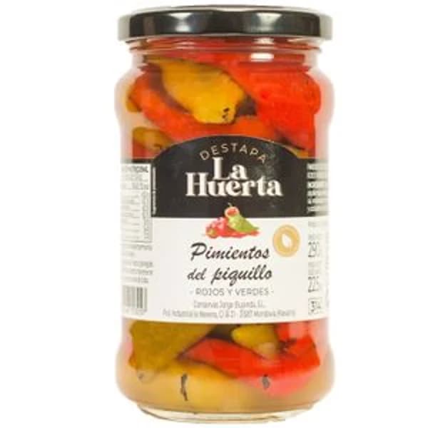Pimiento piquillo rojo y verde 300 g - 0.22 kg - Imagen del producto en Findit