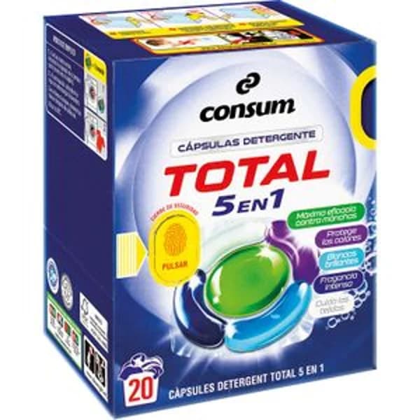 Detergente Cápsulas Total - 20.19 ud - Imagen del producto en Findit
