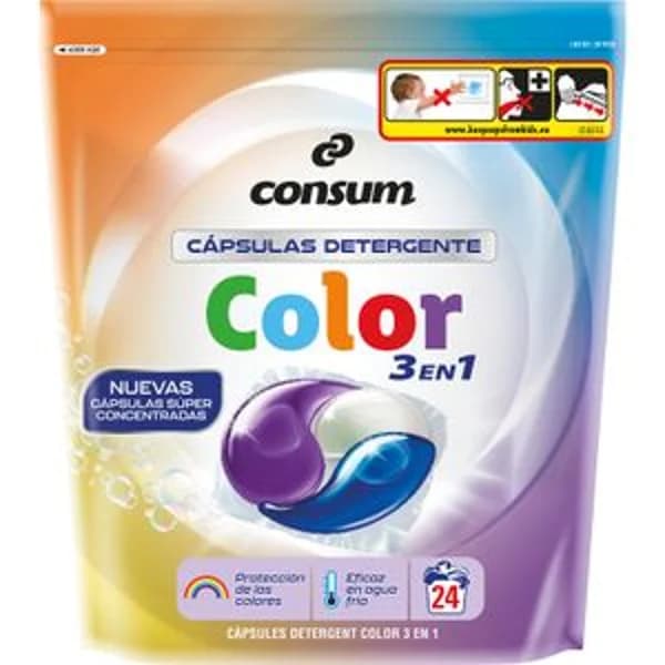 Detergente Cápsulas Color - 23.61 ud - Imagen del producto en Findit