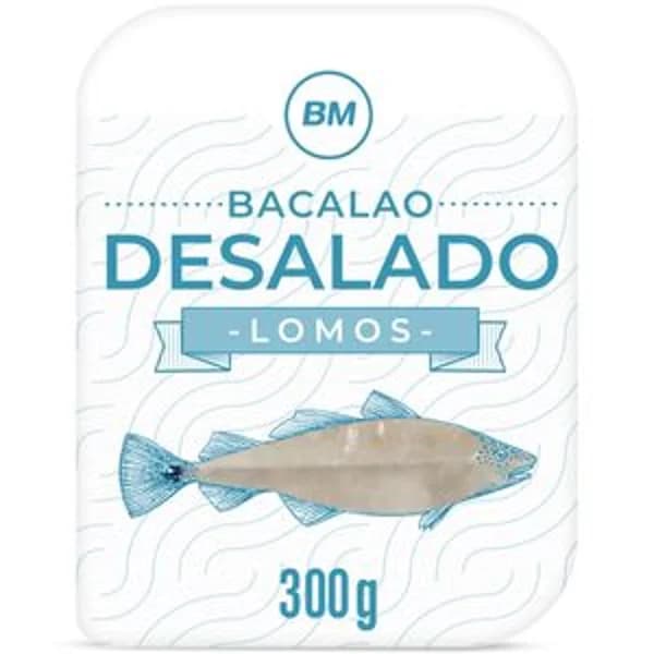 Bacalao desalado lomos 300 g - 0.3 kg - Imagen del producto en Findit
