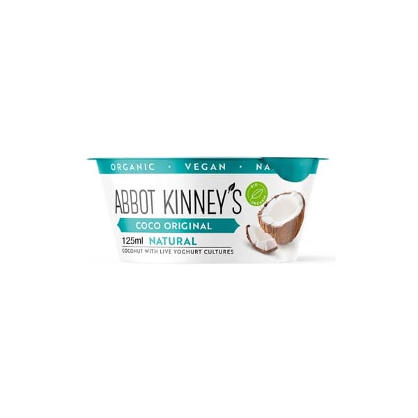 ABBOT KINNEY´S Yogur natural elaborado con leche de coco ecológico 125 g. - 0.13 kg - Imagen del producto en Findit