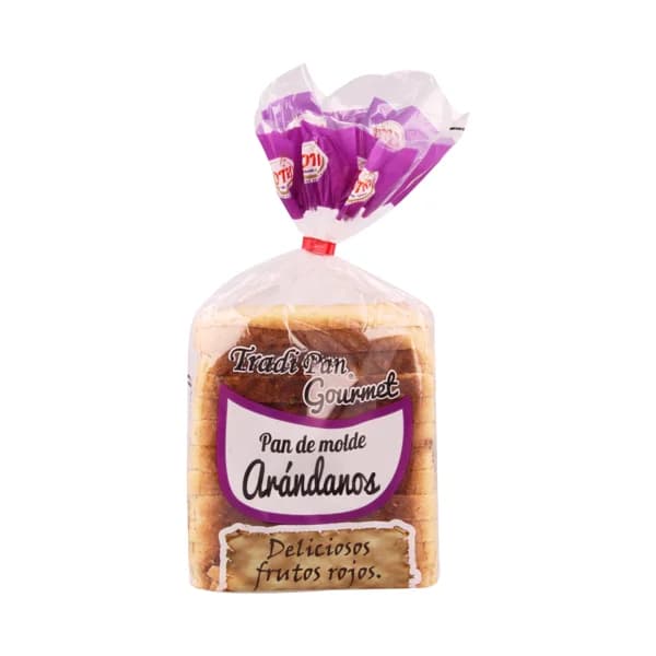 GOTRI Tradi Pan Gourmet Pan de molde con arándanos 450 g. - 0.45 kg - Imagen del producto en Findit