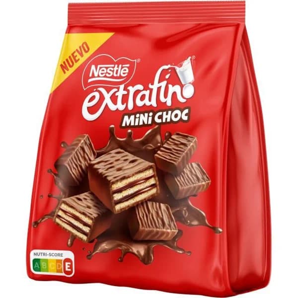 Barrita mini choc NESTLÉ EXTRAFINO, bolsa 160 g - 0.16 kg - Imagen del producto en Findit