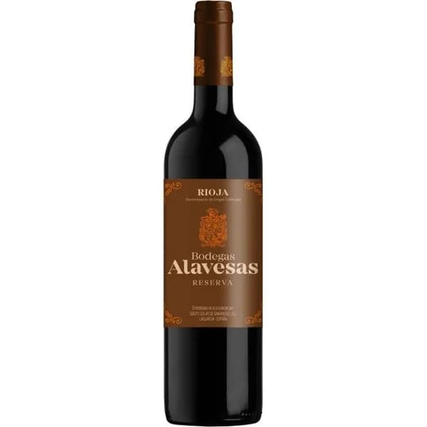 Vino Tinto Reserva DOC Rioja BODEGAS ALAVESAS, botella 75 cl - 0.75 l - Imagen del producto en Findit