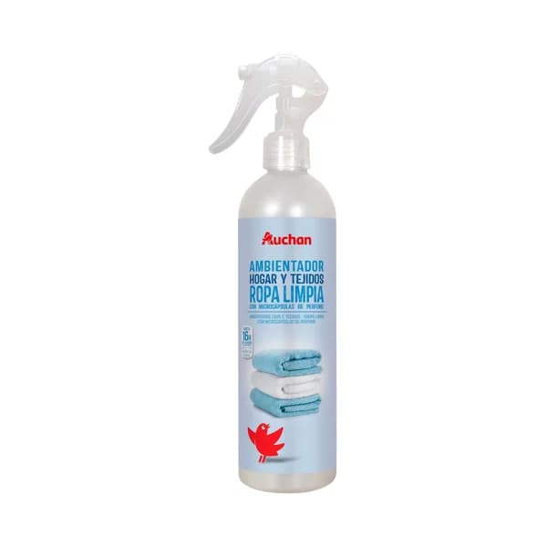 PRODUCTO ALCAMPO Ambientador de hogar y tejidos ropa limpia 400ml - 0.4 l - Imagen del producto en Findit