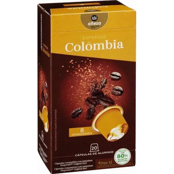 Cafe Capsula Espreso Colombia - 1 ud - Imagen del producto en Findit