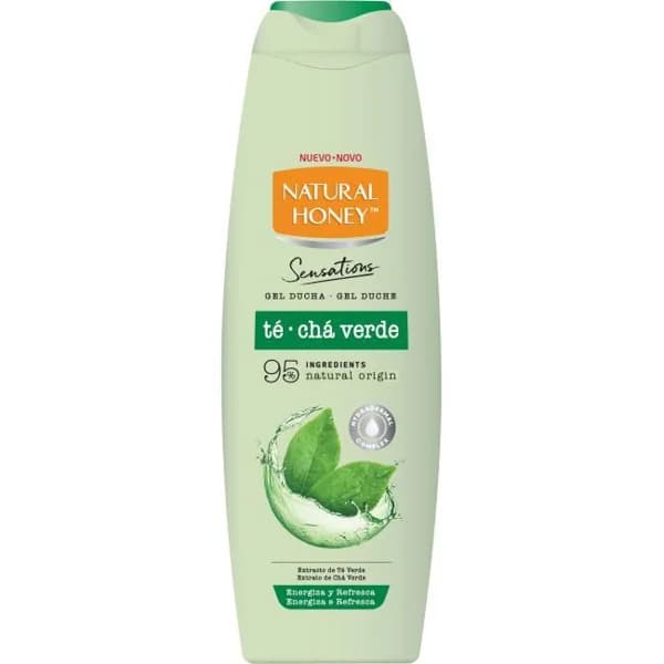 Gel de ducha té verde NATURAL HONEY, bote 650 ml - 0.65 l - Imagen del producto en Findit