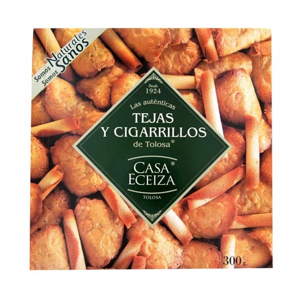 CASA ECEIZA Tejas y cigarrillos 300 g. - 0.3 kg - Imagen del producto en Findit