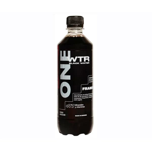 WTR ONE Bebida negra de frambuesa 500 ml. - 0.5 l - Imagen del producto en Findit