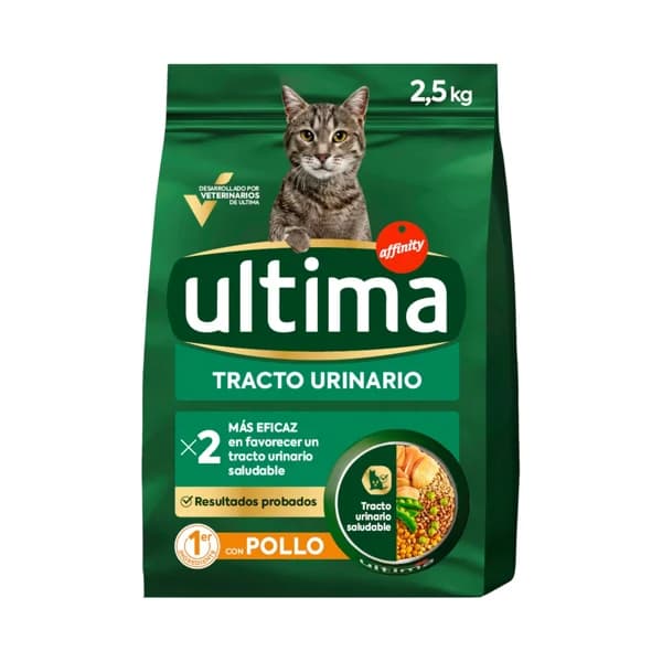 ULTIMA Alimento de gato seco para el tracto urinario con sabor a pollo 2,5kg - 2.5 kg - Imagen del producto en Findit