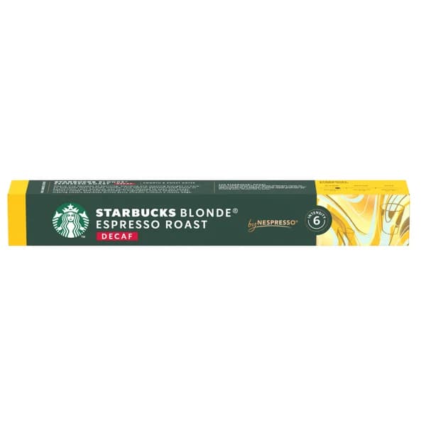 STARBUCKS Café en cápsulas blonde descafeinado nespresso 10 uds 55 g. - 0.06 kg - Imagen del producto en Findit