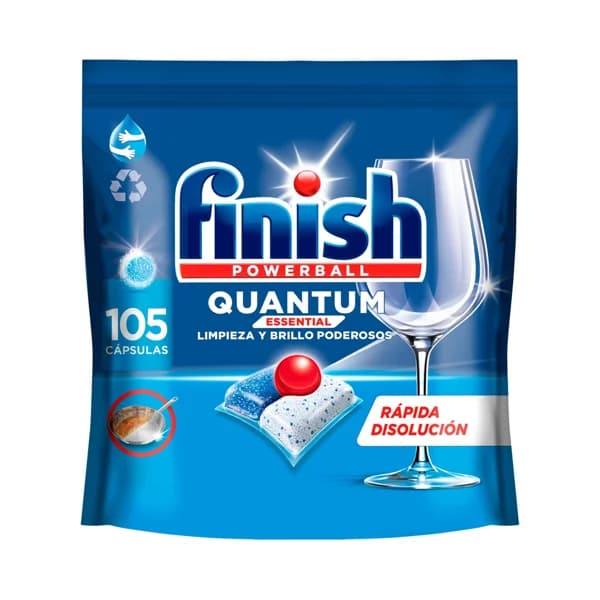 FINISH QUANTUM ESSENTIAL 105 dosis 673gr - 0.67 kg - Imagen del producto en Findit