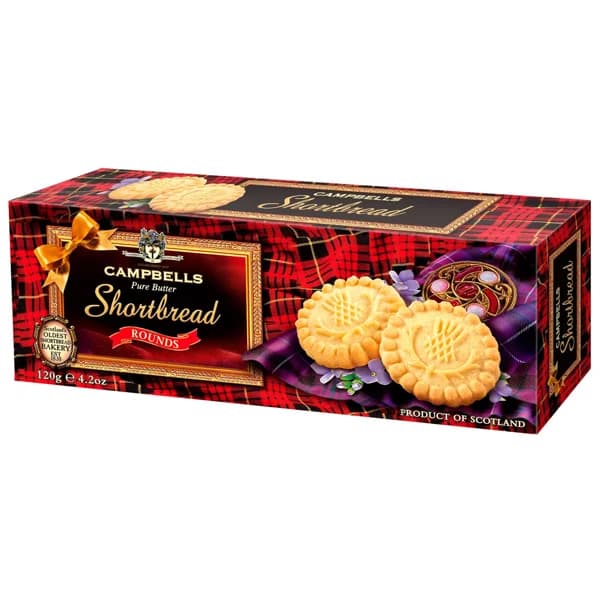 CAMPBELL'S Galletas de mantequilla Shortbread rounds 120 g. - 0.12 kg - Imagen del producto en Findit