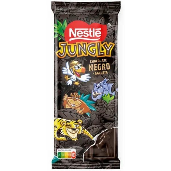 Chocolate negro Jungly NESTLÉ, tableta 90 g - 0.09 kg - Imagen del producto en Findit