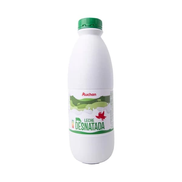 AUCHAN Leche de vaca desnatada 1,5 l Producto Alcampo. - 1.5 l - Imagen del producto en Findit