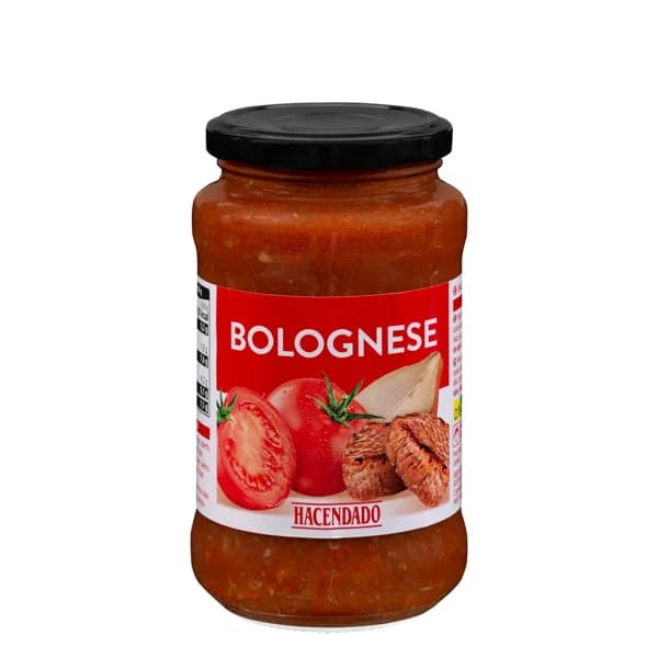 Salsa de tomate Boloñesa Hacendado - 0.4 kg - Imagen del producto en Findit
