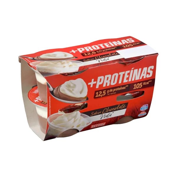 Copa de chocolate y nata +Proteínas Hacendado 12 5 g proteínas - 0.5 kg - Imagen del producto en Findit