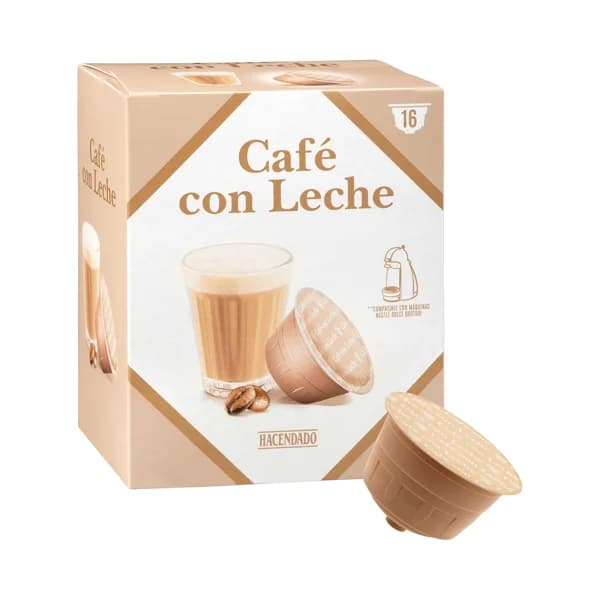 Café con leche en cápsula Hacendado - 0.15 kg - Imagen del producto en Findit