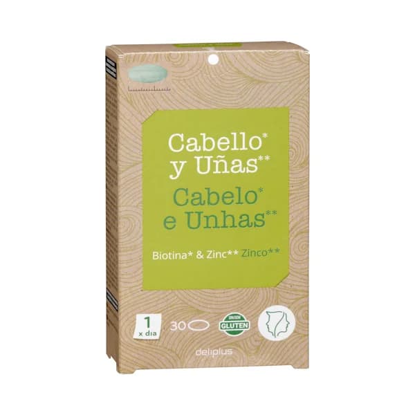 Comprimidos cabello y uñas Deliplus - 29.92 ud - Imagen del producto en Findit