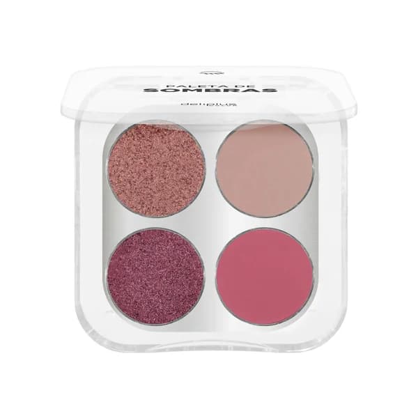 Paleta sombras de ojos Deliplus 02 rosa - 1 ud - Imagen del producto en Findit