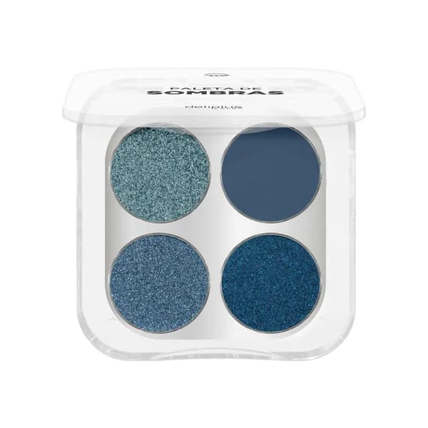 Paleta sombras de ojos Deliplus 04 azul - 1 ud - Imagen del producto en Findit