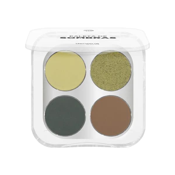Paleta sombras de ojos Deliplus 05 verde - 1 ud - Imagen del producto en Findit