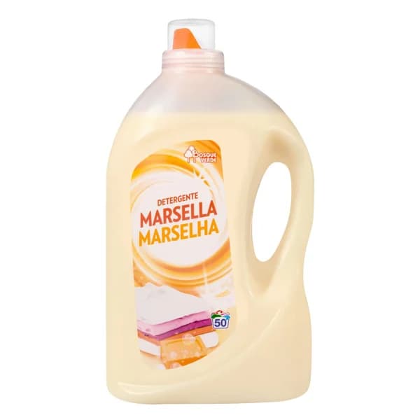 Detergente ropa jabón natural de Marsella Bosque Verde líquido - 50 ud - Imagen del producto en Findit