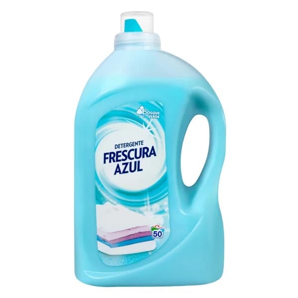 Detergente ropa Frescura Azul Bosque Verde líquido - 50 ud - Imagen del producto en Findit