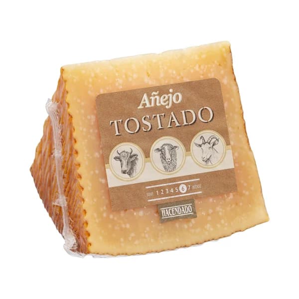 Queso añejo tostado mezcla Hacendado - 0.37 kg - Imagen del producto en Findit