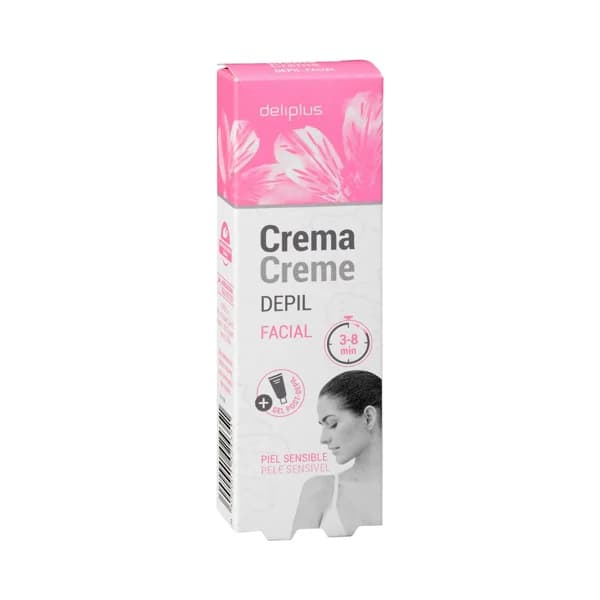 Crema depilatoria facial Deliplus piel sensible - 0.02 l - Imagen del producto en Findit