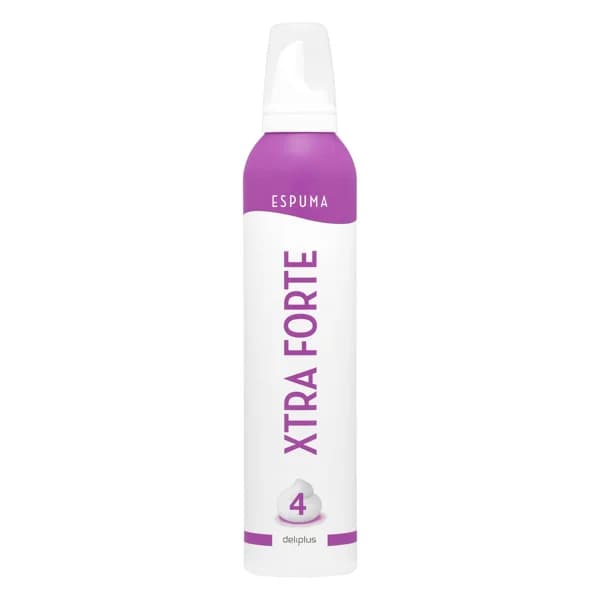 Espuma cabello Xtra Forte Deliplus fijación 4 - 0.3 l - Imagen del producto en Findit