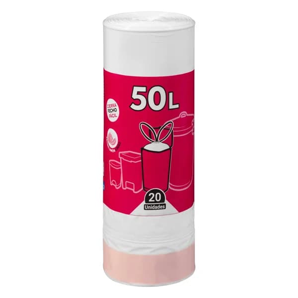 Bolsa de basura grande Bosque Verde 50L cubo grande - 20 ud - Imagen del producto en Findit