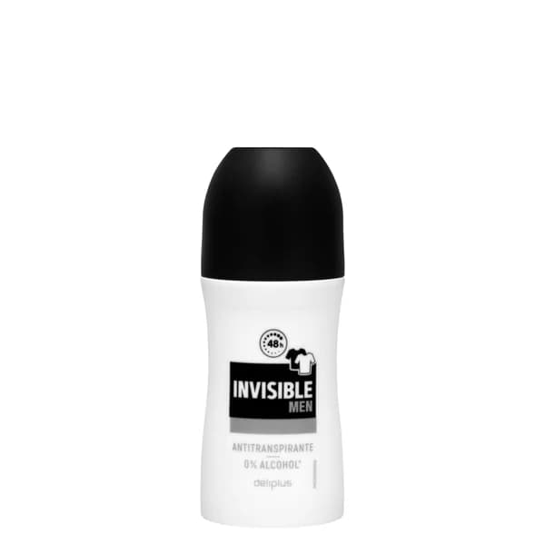 Desodorante roll-on Invisible men Deliplus antitranspirante - 0.05 l - Imagen del producto en Findit
