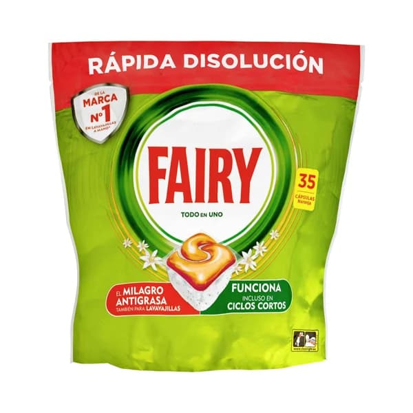Lavavajillas Todo en 1 Fairy en pastillas - 1 ud - Imagen del producto en Findit