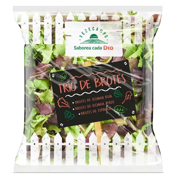 Ensalada de brotes Vegecampo de Dia bolsa 70 g - 0.07 kg - Imagen del producto en Findit