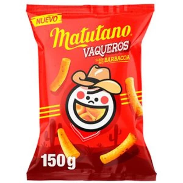 Vaqueros Crujientes Cartuchos Barbacoa - 0.15 kg - Imagen del producto en Findit