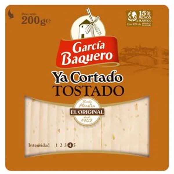 Queso Tostado Ya Cortado - 0.2 kg - Imagen del producto en Findit