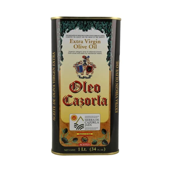 OLEO CAZORLA Aceite de oliva virgen extra D.O.P. Sierra de Cazorla lata de 1 l. - 1 l - Imagen del producto en Findit