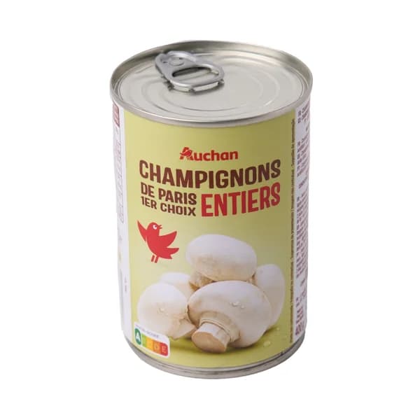 AUCHAN Champiñón entero 230g - 0.23 kg - Imagen del producto en Findit