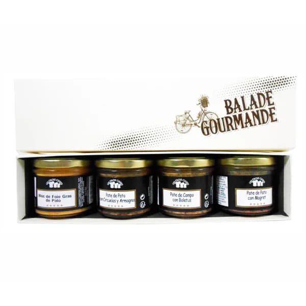 LES TROIS CHEFS Pack gourmet de paté y foie gras 360 g. - 0.36 kg - Imagen del producto en Findit