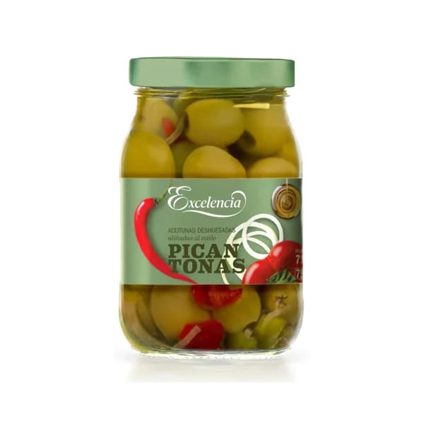 EXCELENCIA Aceituna S/H picantona 350g - 0.35 kg - Imagen del producto en Findit