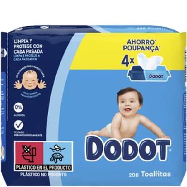 Toallitas pack ahorro 4x52 unidades - 151.67 ud - Imagen del producto en Findit