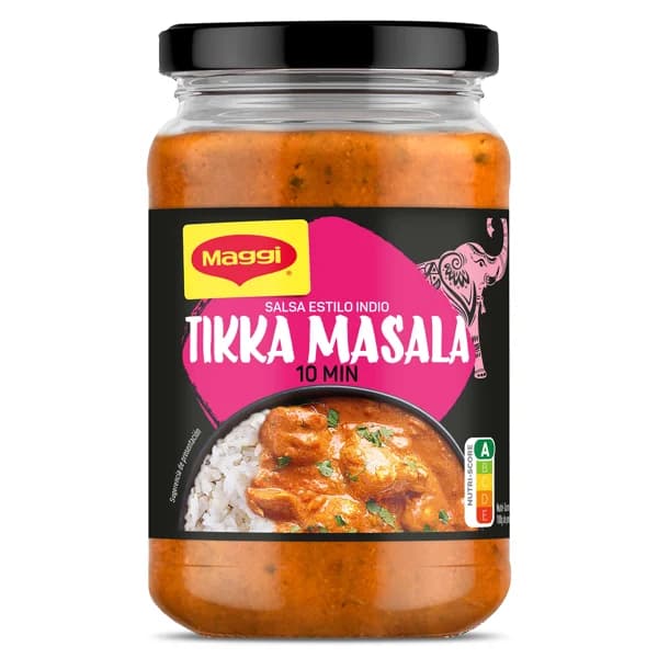 Salsa estilo tikka masala Maggi frasco 340 g - 0.34 kg - Imagen del producto en Findit