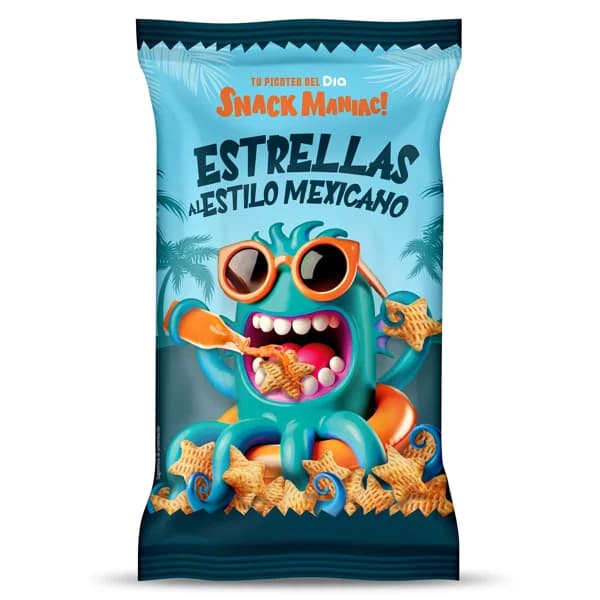 Estrellas al estilo mexicano Snack Maniac de Dia bolsa 100 g - 0.1 ud - Imagen del producto en Findit