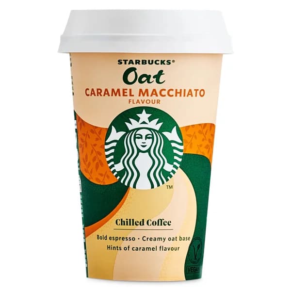 Café avena caramel macchiato Starbucks vaso 220 ml - 0.22 l - Imagen del producto en Findit